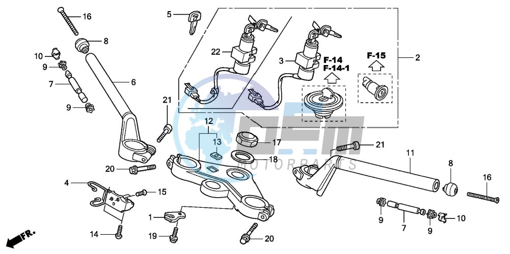 HANDLE PIPE/TOP BRIDGE