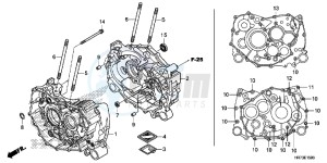 TRX420FA5G TRX420F Europe Direct - (ED) drawing CRANKCASE