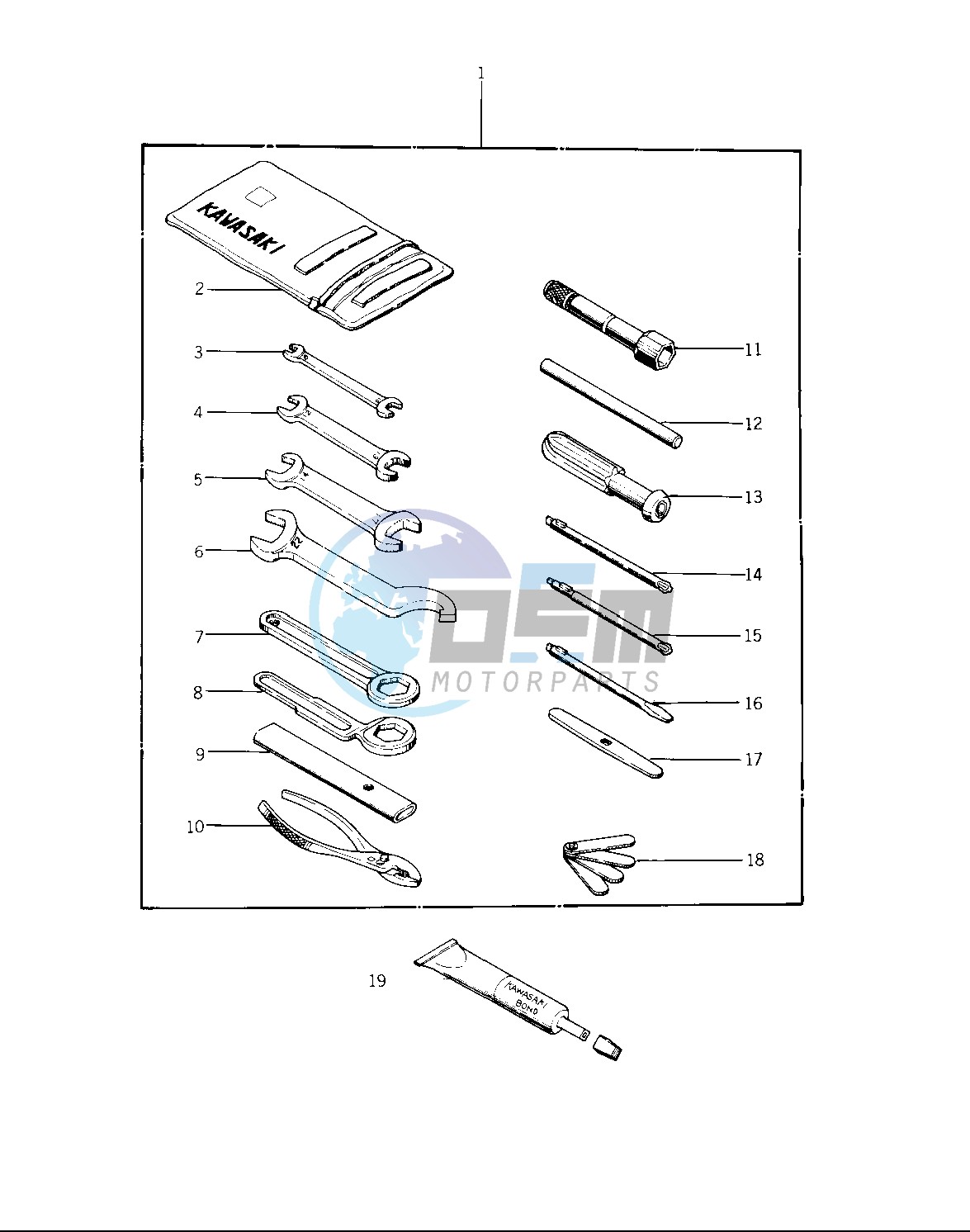 OWNER TOOLS -- 76 -77 KZ400 - D3_D4- -