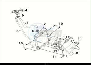 MAXSYM 400I (LZ40W1Z1-EU) (M2) drawing RADIATOR