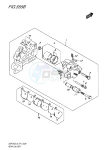 GSR750Z ABS EU drawing REAR CALIPER