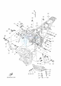 XTZ690D-B TENERE 700 (BEH4) drawing FRAME