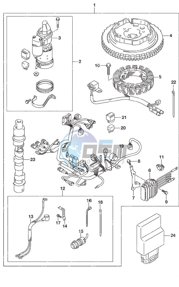 Starting Motor Manual Starter