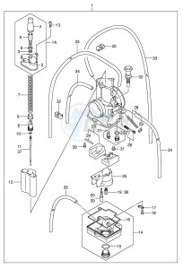 RM125 (E3-E28) drawing CARBURETOR (MODEL K1)