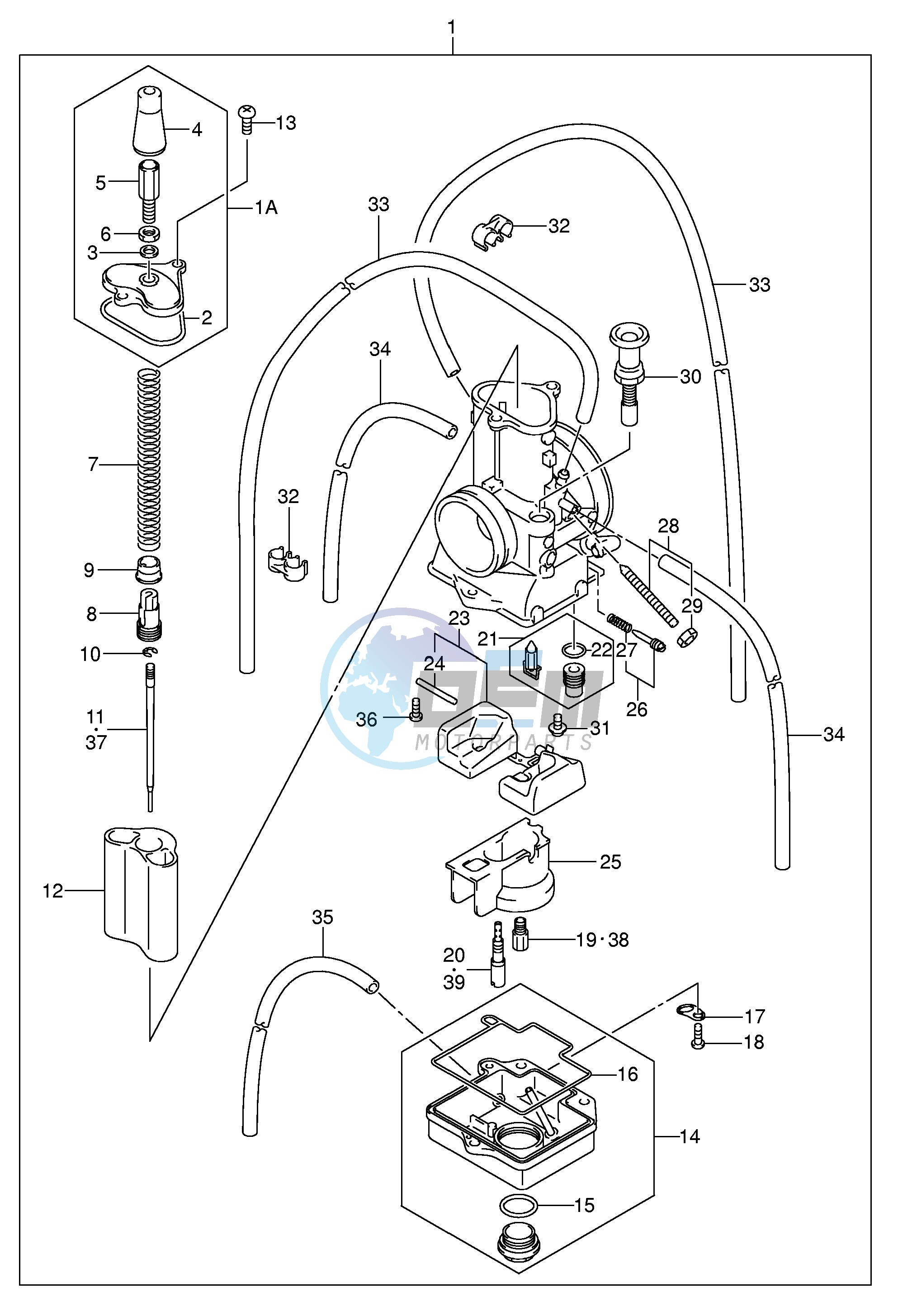 CARBURETOR (MODEL K1)