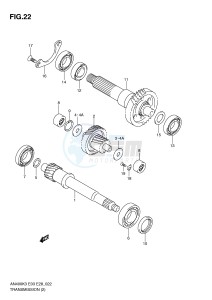 AN400 (E3-E28) Burgman drawing TRANSMISSION (2)