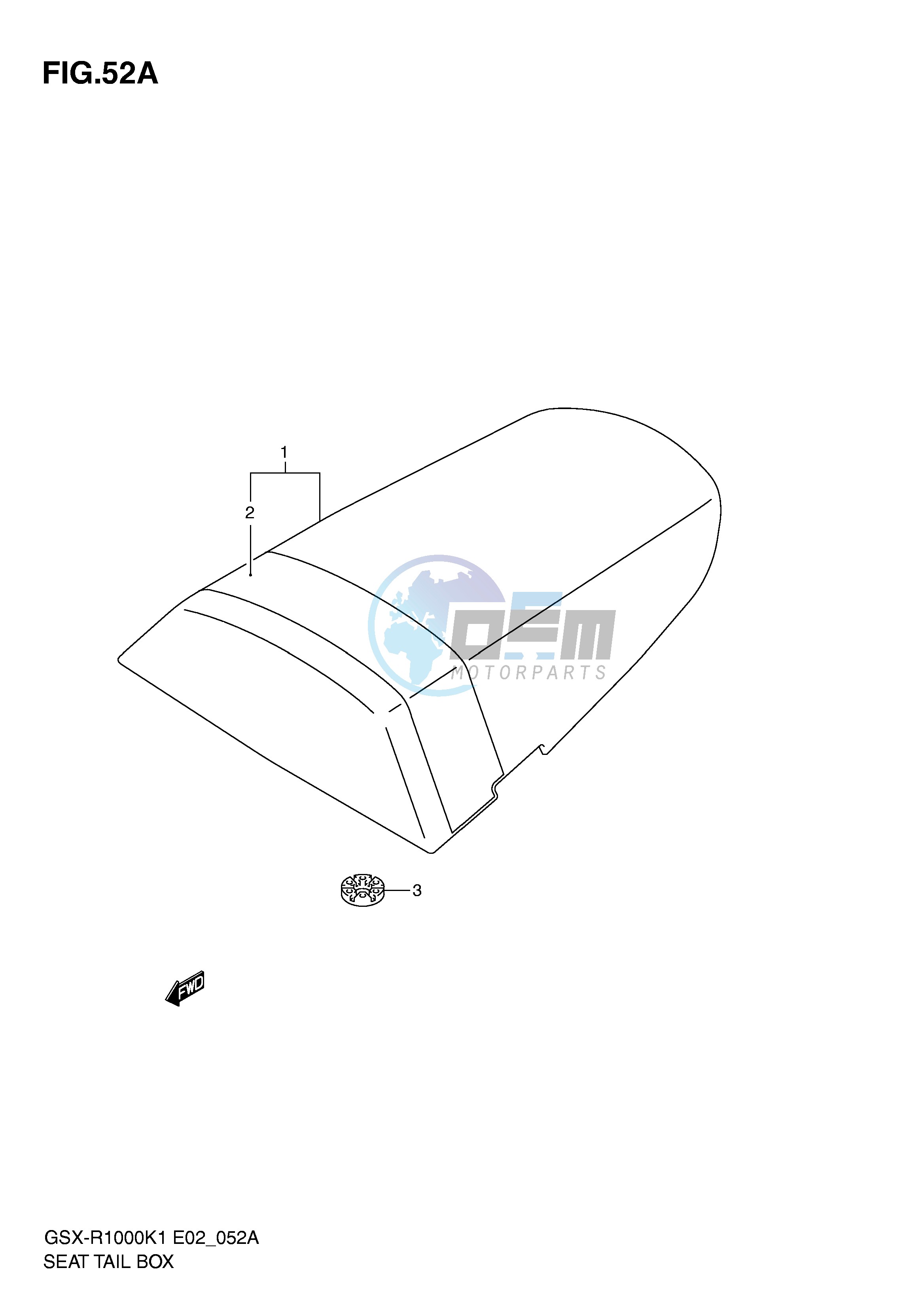 SEAT TAIL BOX (GSX-R1000K2)