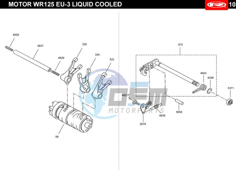 PRE-SELECTOR GEAR  EURO3