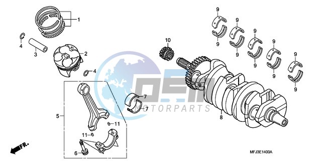 CRANKSHAFT/PISTON