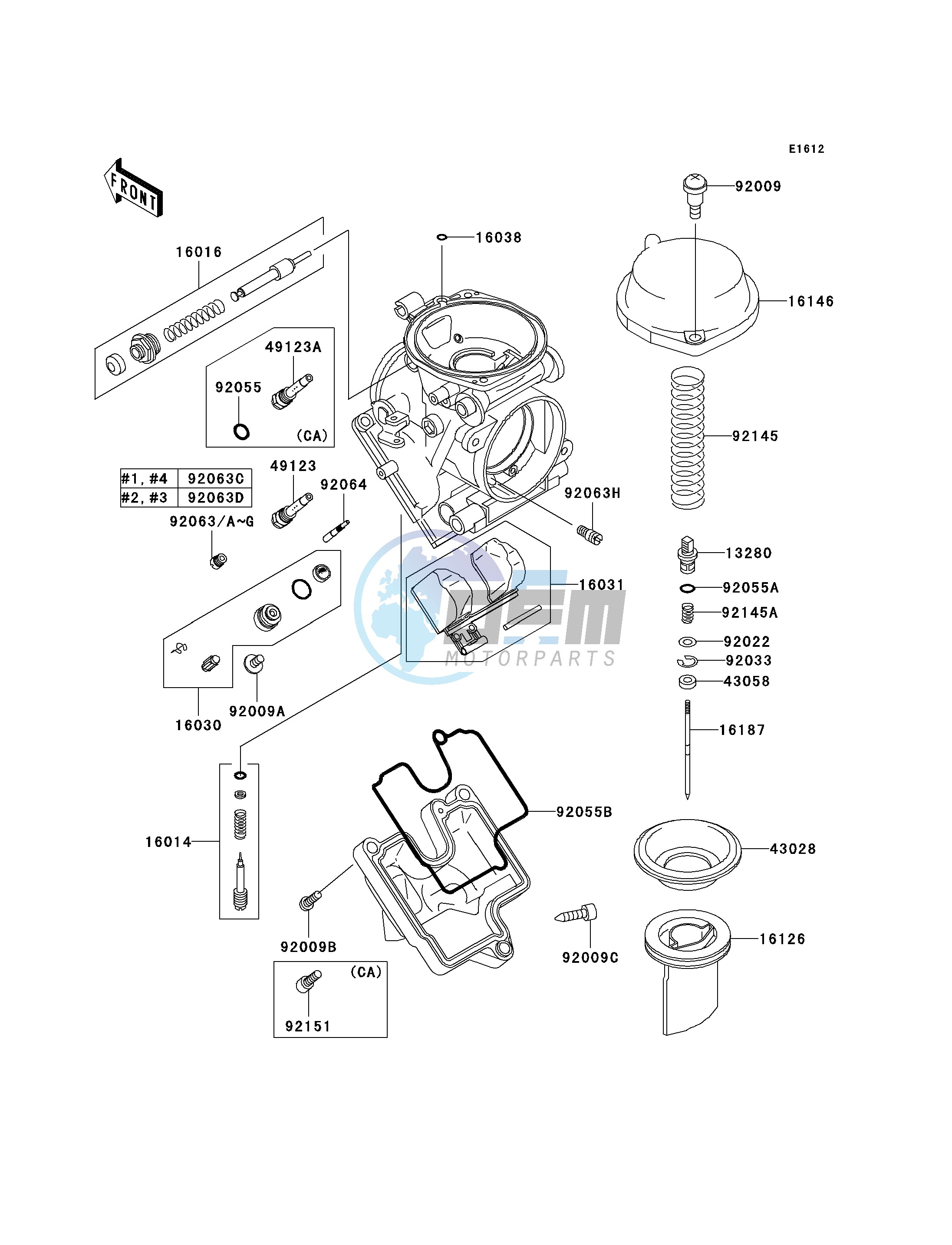 CARBURETOR PARTS