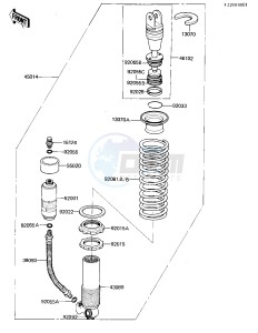 KX 125 A [KX125] (A7) [KX125] drawing SHOCK ABSORBER -- 81 A7- -