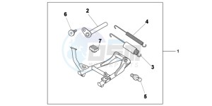 NC700XAD NC700X ABS Europe Direct - (ED) drawing KIT MAIN STAND