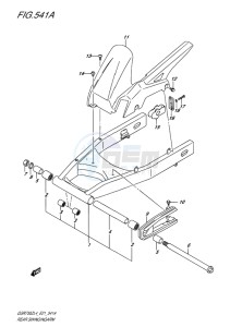 GSR750Z ABS EU drawing REAR SWINGINGARM