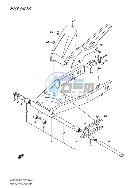 REAR SWINGINGARM