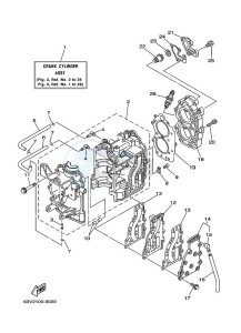 9-9FMHS drawing CYLINDER--CRANKCASE