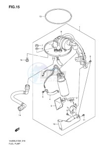 VL800 INTRUDER EU drawing FUEL PUMP