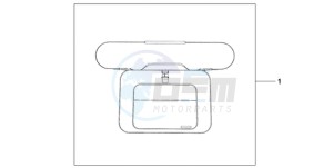 ST1300A9 Australia - (U / ABS MME) drawing TOP BOX INNER BAG