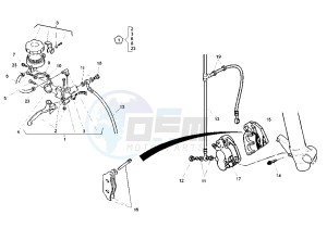 GRAND CANYON 900 drawing FRONT BRAKE