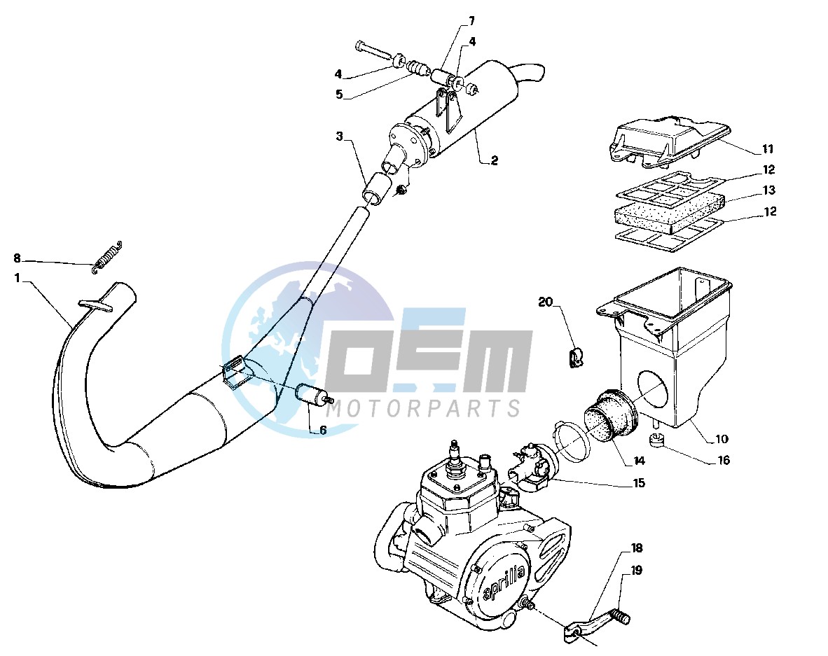 Exhaust system - airfilter