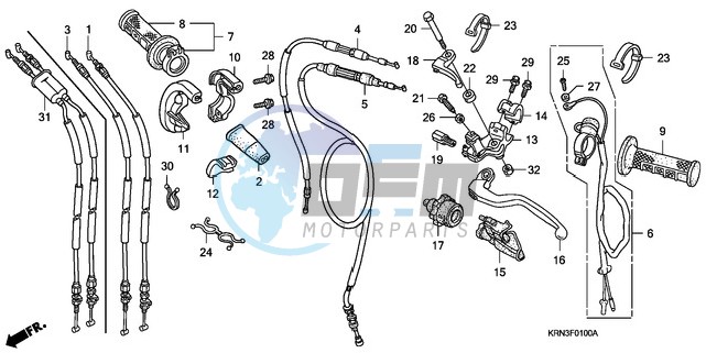 HANDLE LEVER/SWITCH/CABLE