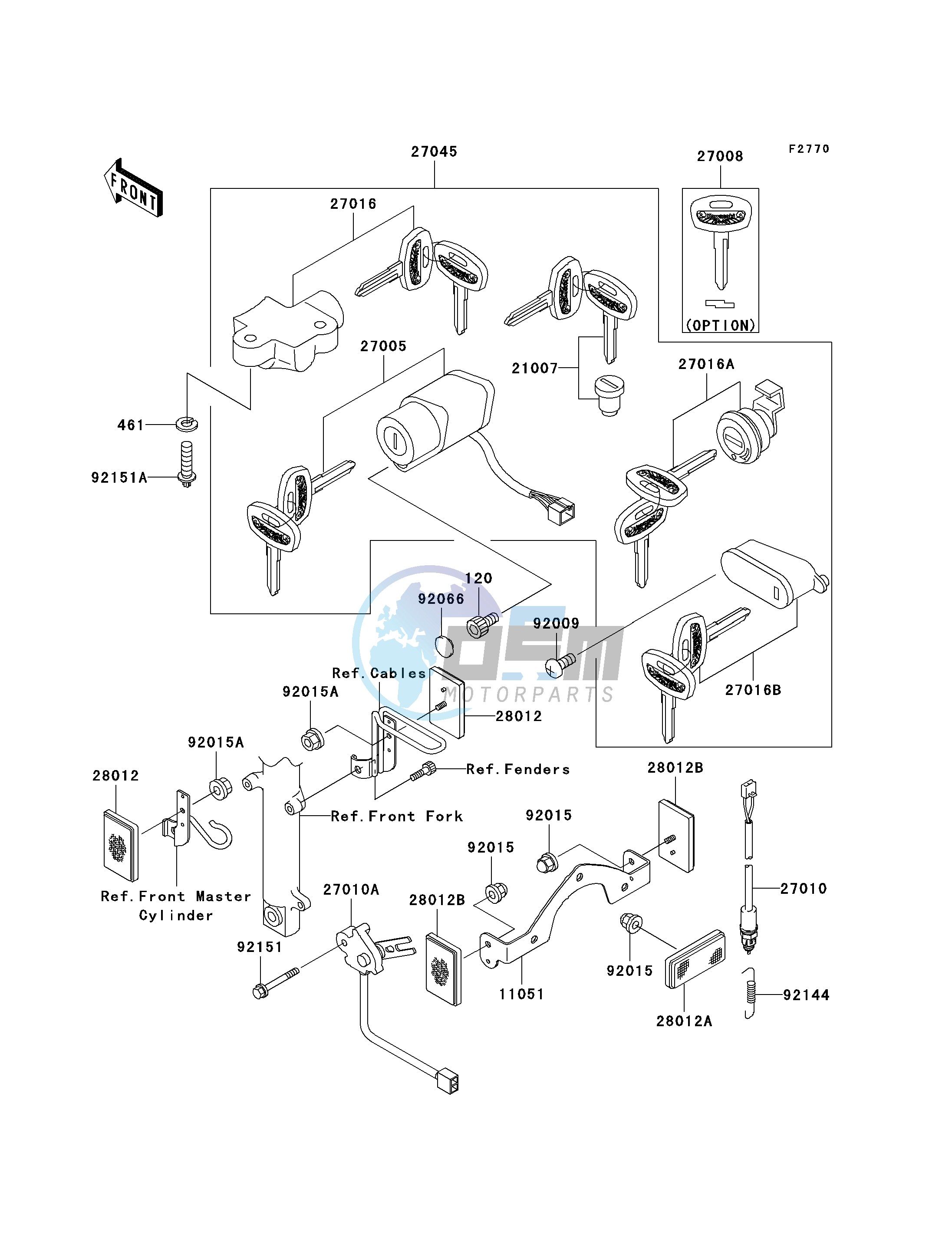 IGNITION SWITCH_LOCKS_REFLECTORS