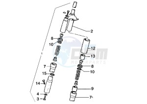 Liberty 125 drawing Front Fork