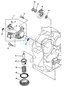 XV VIRAGO 250 drawing OIL PUMP