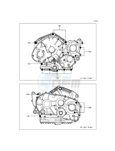 VULCAN 900 CUSTOM VN900CEFA GB XX (EU ME A(FRICA) drawing Crankcase Bolt Pattern