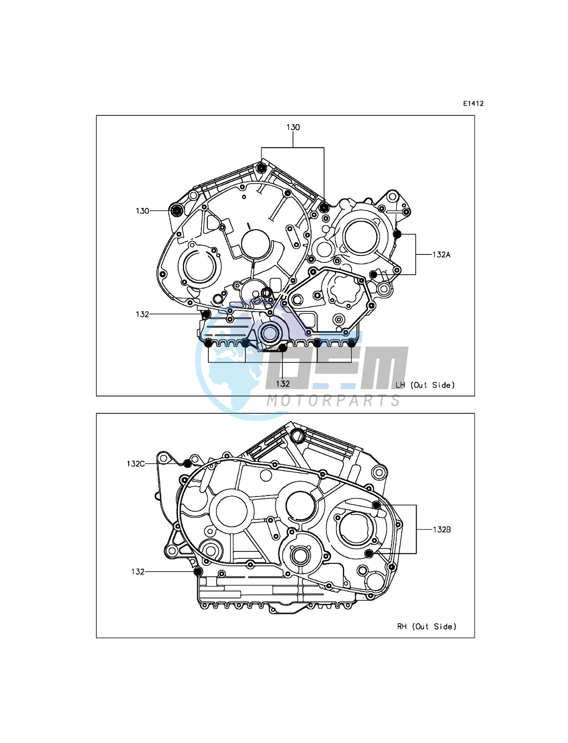 Crankcase Bolt Pattern