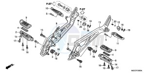 CB1100AD CB1100 ABS UK - (E) drawing STEP