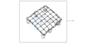 CB600FC drawing RUBBER NET A