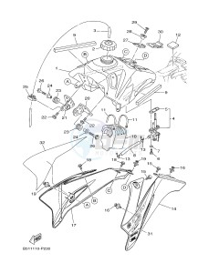 TT-R110E (B512 B513 B514 B514) drawing FUEL TANK