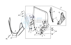 MAXSYM 400 EFI ABS drawing WINDSCREEN