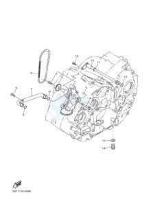 XVS950CR XVS950 CAFE RACER XV950 RACER (B33M) drawing OIL PUMP