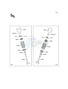 Z800 ZR800EGF UF (UK FA) XX (EU ME A(FRICA) drawing Valve(s)