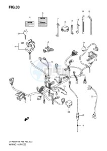 LT-A500F (P28-P33) drawing WIRING HARNESS (MODEL K4 K5)