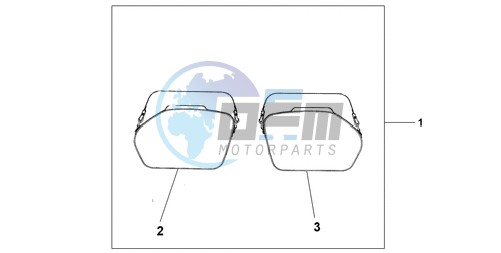 PANNIER INNER BAG SET