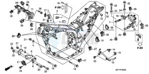 XL700V9 Europe Direct - (ED / SPC) drawing FRAME BODY