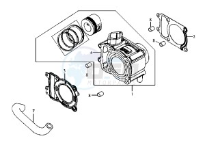 JOYRIDE EU2 - 125 cc drawing CYLINDER