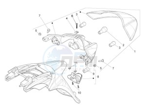 Liberty 100 4T (Vietnam) Vietnam drawing Rear headlamps - Turn signal lamps