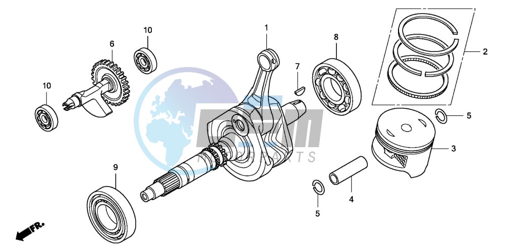 CRANKSHAFT/PISTON