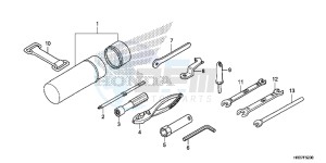 TRX420FM1G TRX420 Europe Direct - (ED) drawing TOOLS