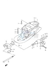 DF 200 drawing Drive Shaft Housing (DF200TL 2008 & Newer)