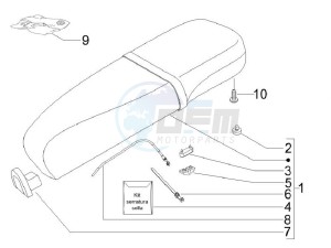 LX 150 4T ie E3 Vietnam drawing Saddle - Tool roll