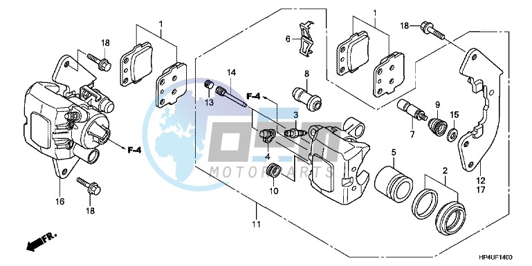 FRONT BRAKE CALIPER