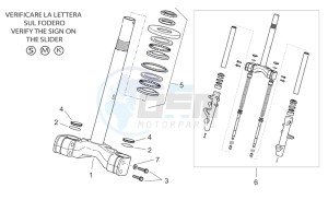 Atlantic 125-250 drawing Front fork I