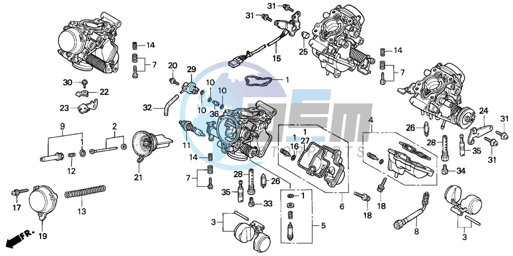 CARBURETOR (COMPONENT PARTS)