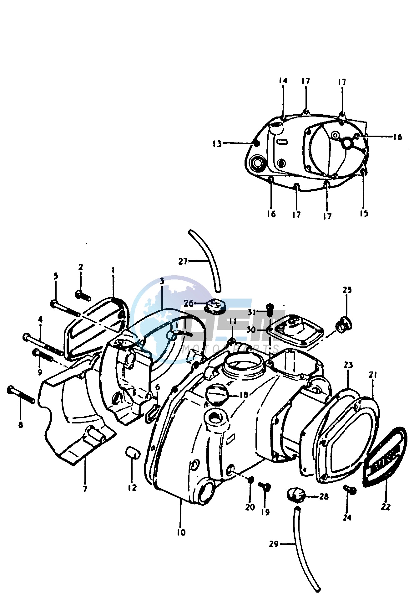 CRANKCASE COVER (A100N)