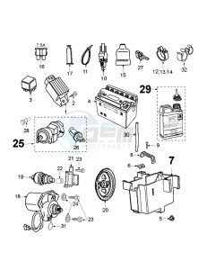 LUDIX 10 RORS SNAKE EU drawing ELECTRIC PART