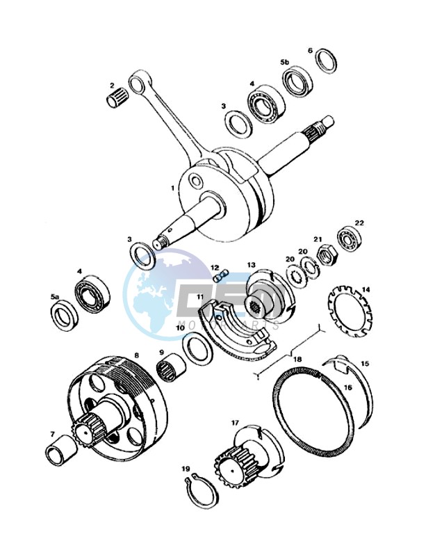 Crankshaft-clutch